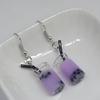 Fashion Women Bubble Tea Drink Dangle Long Ear Hooks Earrings Jewelry Decor