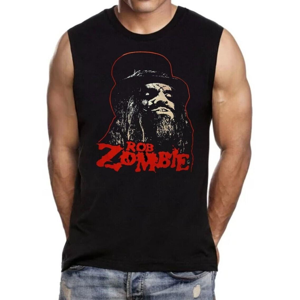 Rob Zombie R Heavy Metal Band BLACK MUSCLE SHIRT XL