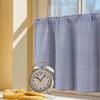 Lemon Print No-Punch Fresh Linen Door Partition Curtain for Bedroom & Kitchen