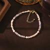 Natural Freshwater Pearl Moonstone Beaded Bracelet for Women Daily Office Bridal Wedding Pearl Bracelet Minimalist Jewelry