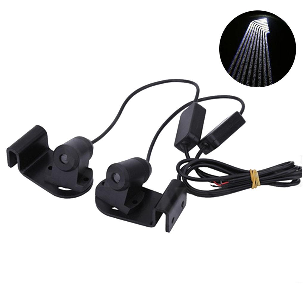 

Светодиодный светильник для двери автомобиля с логотипом, любезный проектор, приветственные огни, призрачные теневые лампы, аксессуары, защита от столкновений, крылья ангела, 2 шт. белый