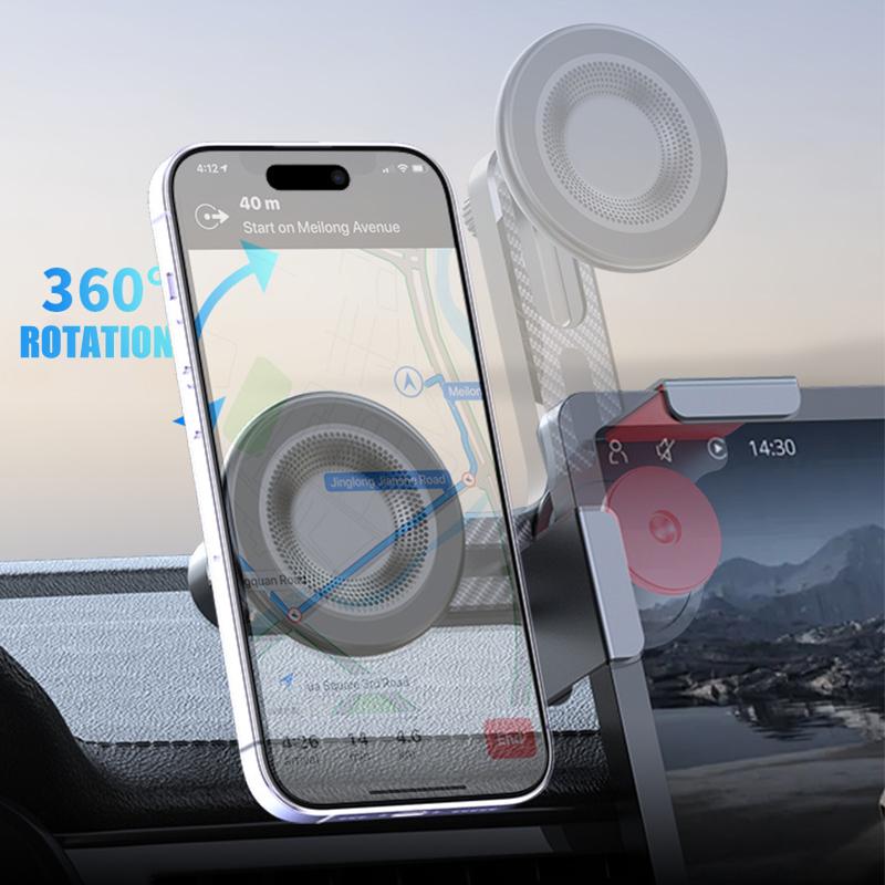 New Anti-Shake Magnetic Phone Holder for Car Display Screen Universal Car Central Screen Magnetic Holder for Tesla Model 3/Y/X/S