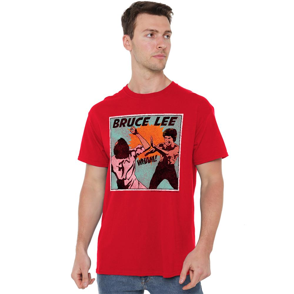 Bruce Lee Unisex Adult Comic Panel T-Shirt