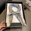 High-end Herringbone Silk Cotton Silk Scarf Women's Spring and Autumn New Versatile Decorative Scarf Shawl Fashion Printed Small Square Scarf