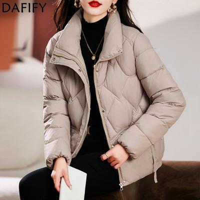 Damenmode Casual Herbst Winter Einfarbig Druck Langarm Jacken & Mäntel Daunenmäntel