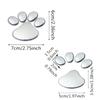 Car Sticker 3D Stereo PVC Car Scratch Sticker - Waterproof Cat Paw/Dog Paw Print Creative Side Door Body Stickers