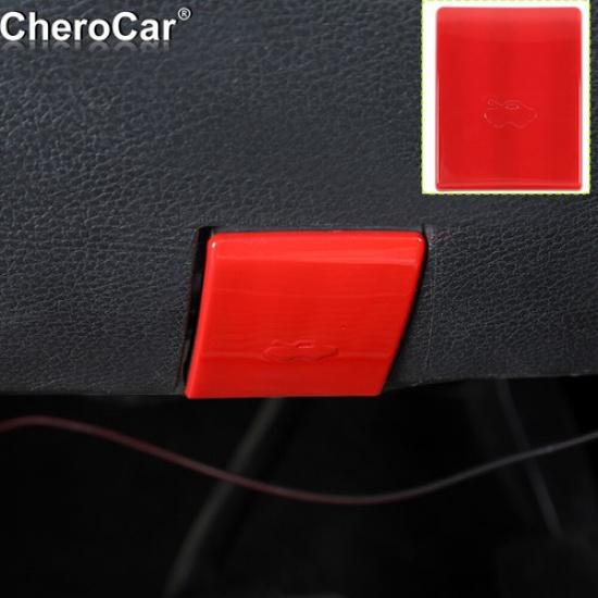 Red Engine Hood Switch Button Panel Trim Cover Decor For Dodge RAM 1500 2010-17