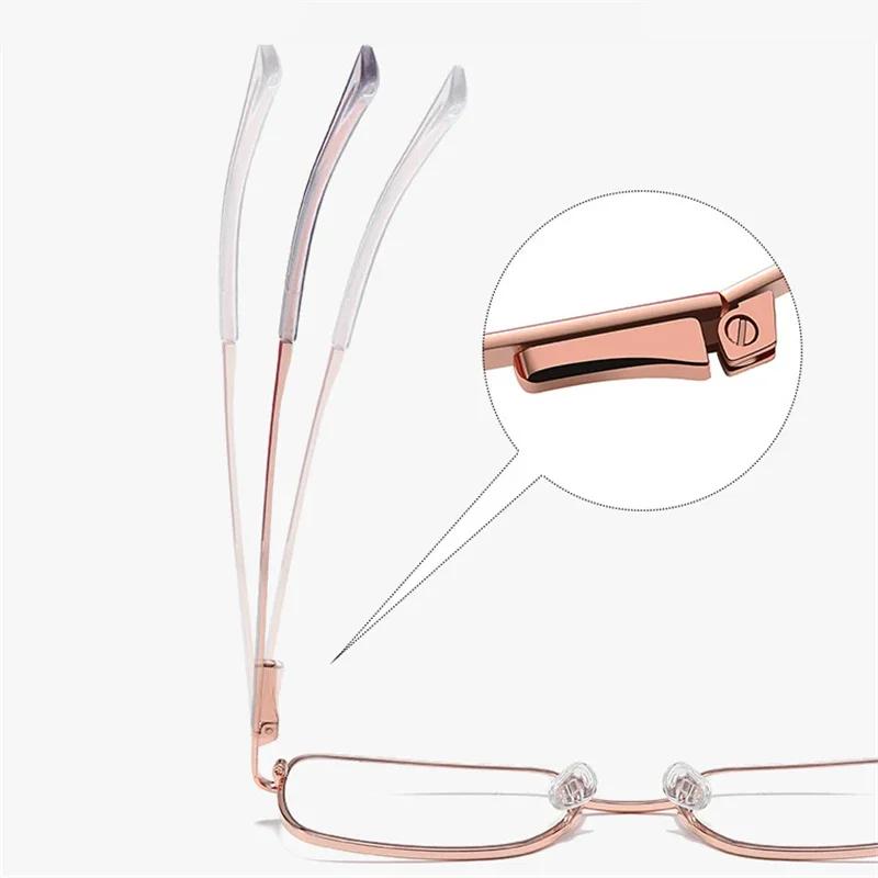 Big Frame Square Shortsighted Optical Glasses With Prescription Spring Hinge Nearsighted Glasses For Women 0 -0.5 -0.75 To -6.0