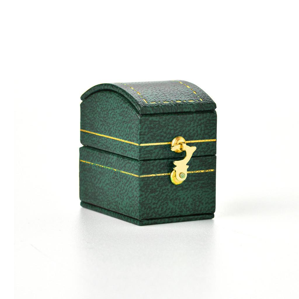 Scatola Portagioie Vintage in Velluto con Design a Strati Multipli per Conservare Anelli e Confezionare Regali