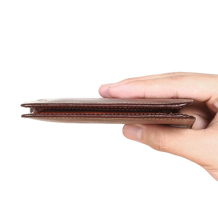 Men's Genuine Leather Anti-theft Multi-card Short Wallet