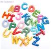 1 Satz Magnetisches Lernalphabet Buchstaben Kühlschrankmagnete Kühlschrankaufkleber Pädagogisches Holzspielzeug für Kinder