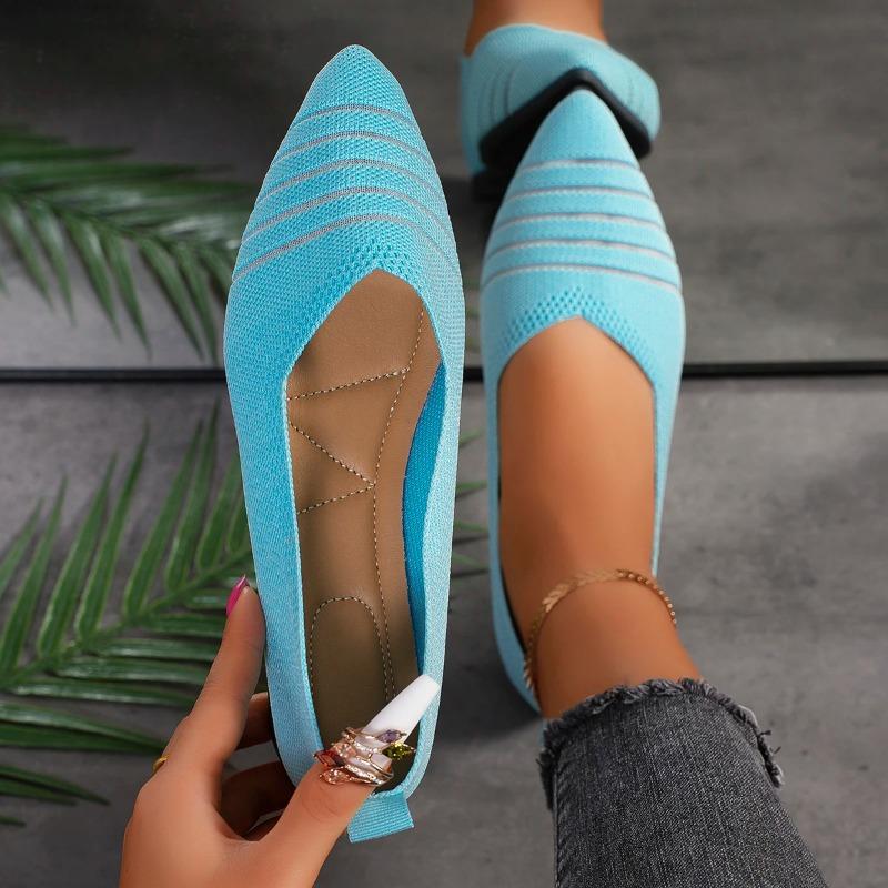 Mode 2025 Chaussures Plates pour Femmes Été Mocassins en Mesh Respirant Baskets d'Extérieur Légères et Mode Chaussures Décontractées Confortables pour Femmes