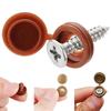 50PCS Practical Hinged Plastic Screw Fold Snap Protective Cap - Button Nuts Cover for Bolts Protect Furniture Exterior DecorGood Product