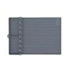 Barbecue Oven Silicone Side Frame Pad, Baking Tray Protection Pad, Draining Pad, Black Stone Silicone Barbecue Oven Draining Pad
