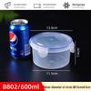 ZISIZ Transparent Microwavable Food Storage Container