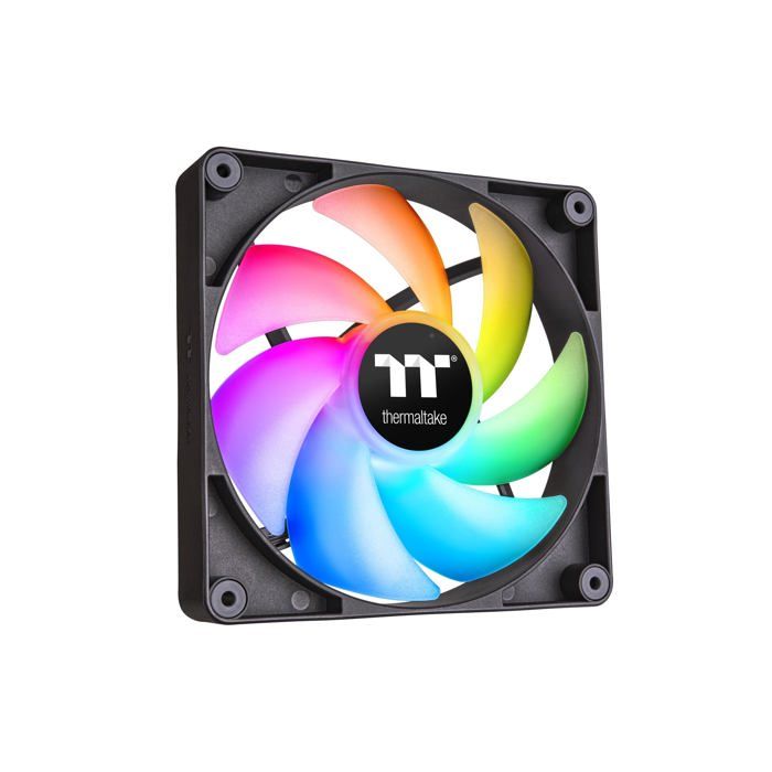 Ventilateur THERMALTAKE CT140 ARGB SYNC PC | 2 Pack CL-F150-PL14SW-A - Noir - 140mm - 77,37 Cfm - 30,5 dB