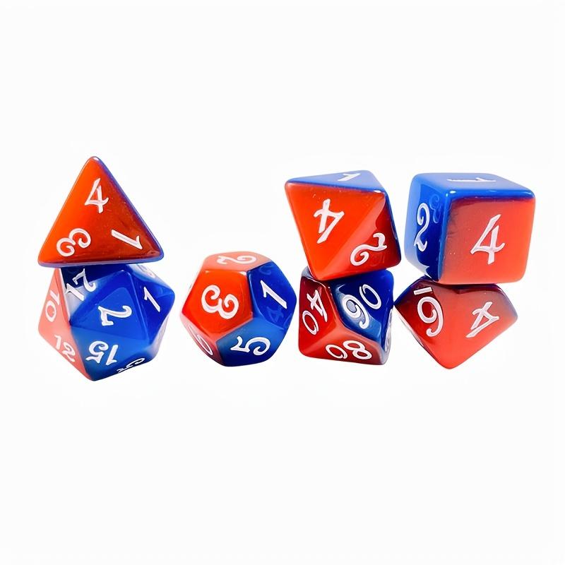 Deck of Playing Cards and 7 Dice Set, Plastic Waterproof and Wearable Playing Cards, Leisure and Entertainment Table Game Set