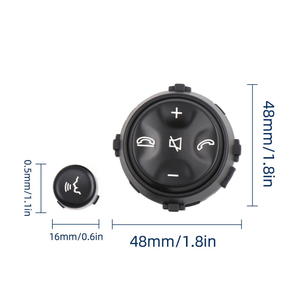 2218213651 Steering Wheel Cruise Control and Volume Button Cover Lid Fit for Mercedes Benz W221 W216 S Class CL Class 2006-2013