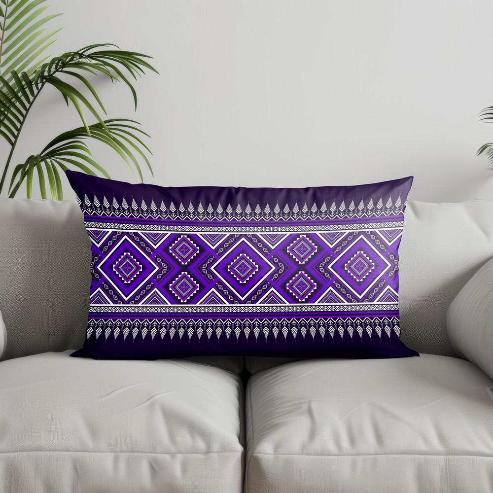 Home Decor Ethnic Pattern Rectangle Pillowcases Suitable For Sofa Bedroom Car Pillow Cover Cushion Rectangular Back Cushion
