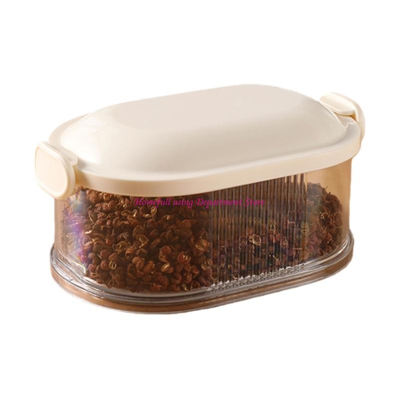 

Clear View Kitchen Spice Container Stackable Designs Space Saving Storage Solution