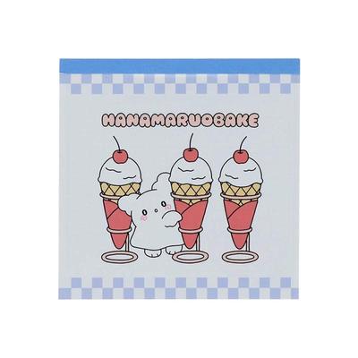 Sanrio HANAMARU OBAKE Square Memo ( Pastel Sweets Pop Blue ) Japan NEW