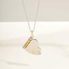 High Quality Titanium Steel Heart Books Pendant Couple Lovers Choker Women Men