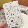 5D Embossed Rose Flower 3D Nail Stickers