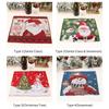 Snögubbe Jul Placemats Jul Bordstabletter Matsalsdekor Värmebeständiga Julbordsunderlägg