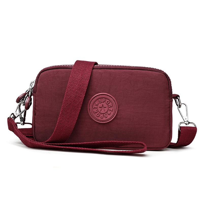 Fashion Portable Women Makeup Bag Coin Purse Three Zipped  Wallet Big Capacity Phone Pouch