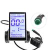 48V 50km/h M5 Pantalla LCD a Color Negro ABS para Ouxi V8 Piezas de Bicicleta Eléctrica Instrumento Inteligente Bicicleta Eléctrica