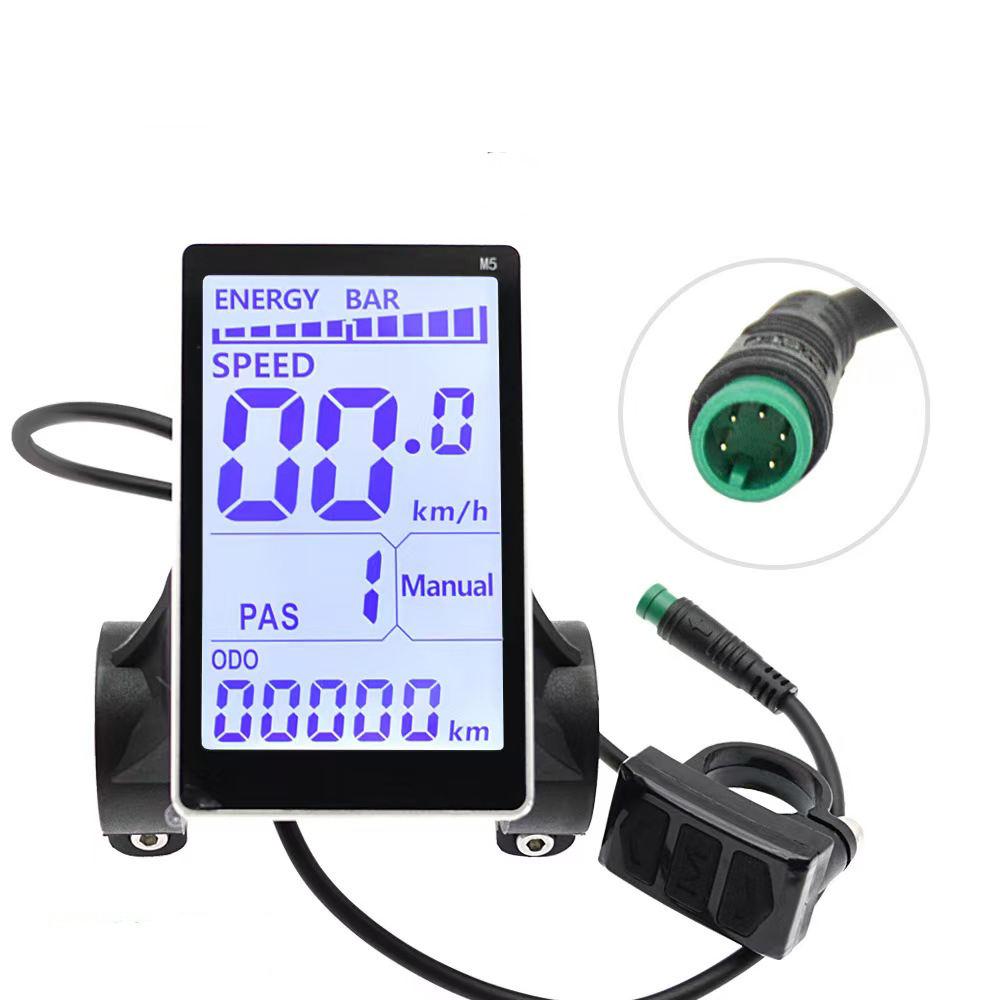 48V 50km/h M5 LCD krāsu displejs