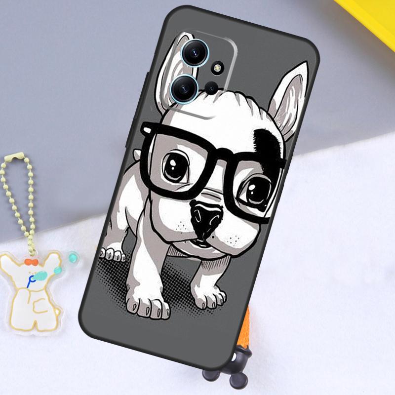 Funny french bulldog Case For Xiaomi Redmi Note 14 13 9 10 11 12 15 Pro Plus Cover For Redmi 15 C 13C 12C 10C 14C