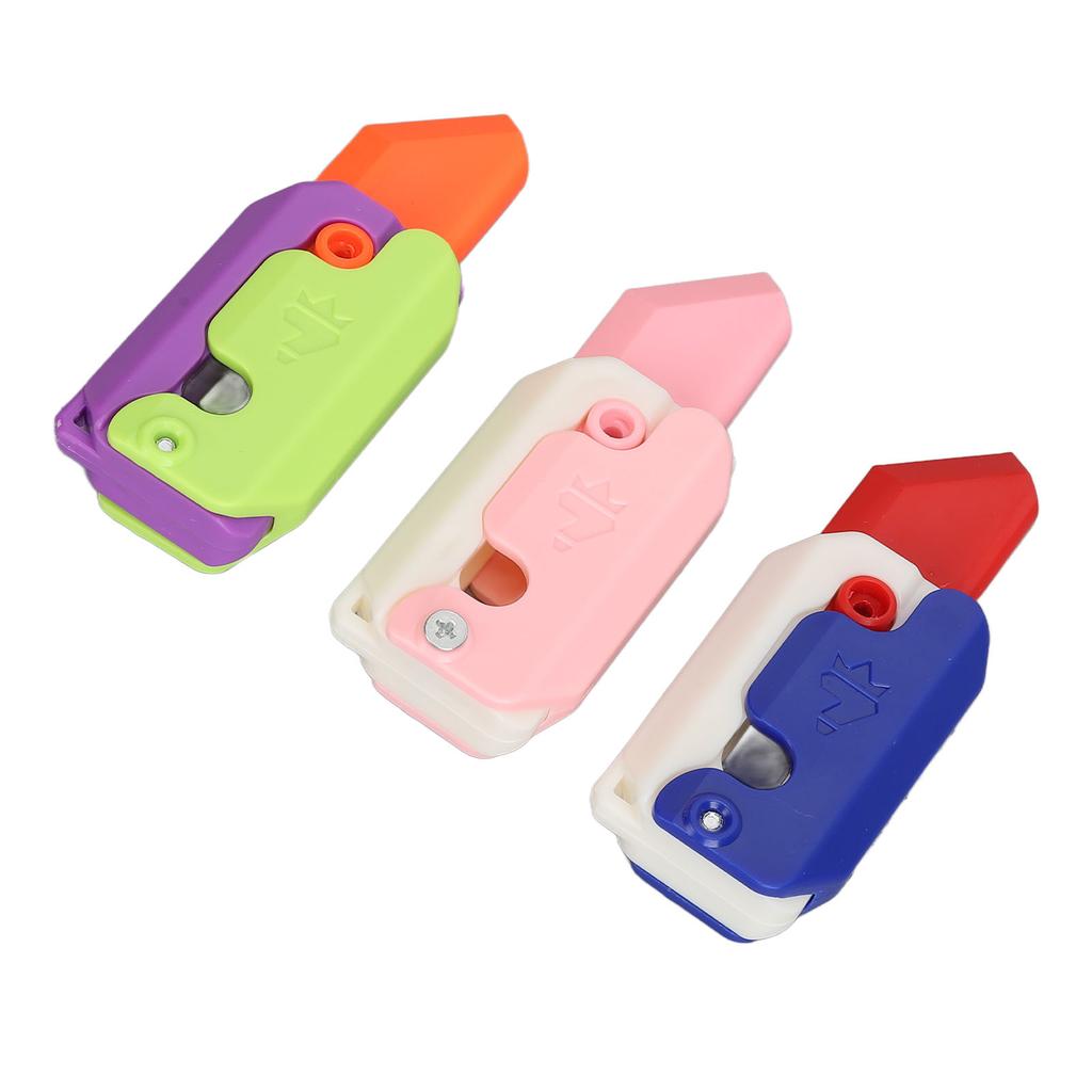 3pcs 3D Printed Sensory Knife Toy Anxiety Stress Relief Miniature 3D Printing Knife Toy for Home