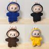 For 17cm Labubu Doll Clothes Fashion Clothes Hoodies Doll Clothes Color Match Hoodies Dolls Accessories Cute Decoration Little Cloths