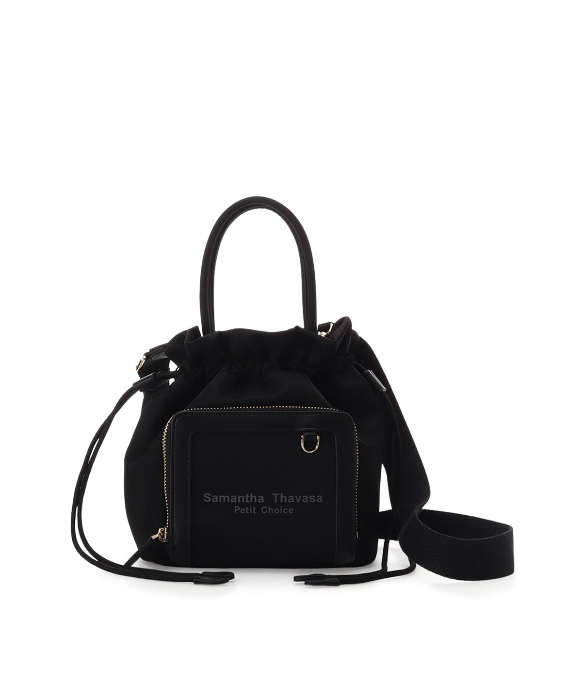 

Samantha Thavasa Petit Choice Snap Casual Drawstring Shoulder Bag for Women