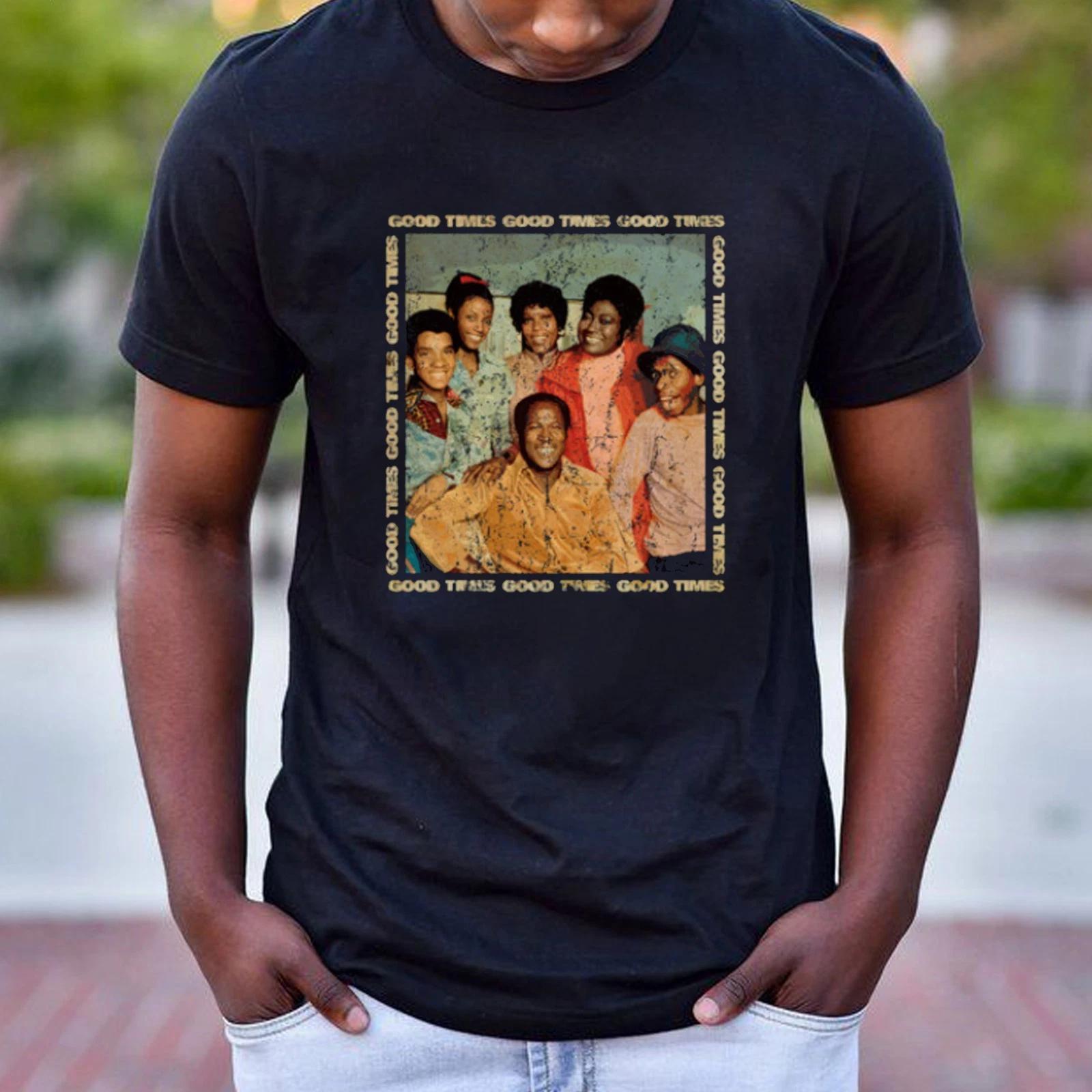 Retro Good Times TV Show T-shirt, Good Times Characters Tee, 70s Sitcom Fans M