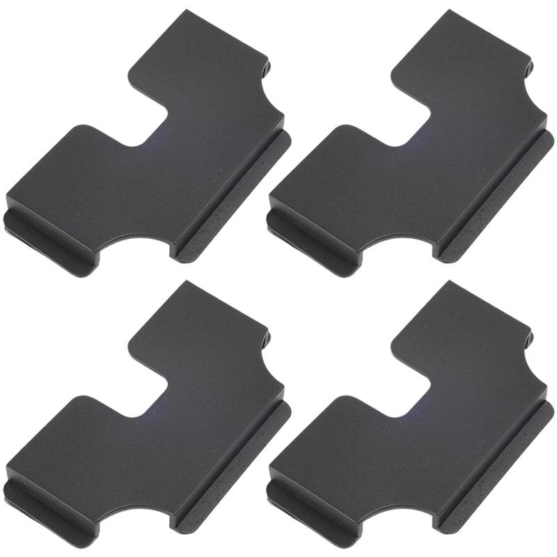 Car Sun Visor Ticket Clip ID Bank Card Storage Holder Auto Dashboard Organizer Black Plastic Mount for Daily Driving Commuting