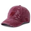 Heißer Verkauf Gewaschene Baumwolle Vintage Kappe Hohe Qualität OK-KO Buchstabenstickerei Baseballkappe Herren Damen Outdoor-Sportarten Papa-Hüte