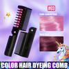 Temporary Hair Color Comb with Foldable Design for Quick Bright Hair Chalk Styling Non Toxic Washable Colorful Hairbrush for Adults Halloween Cosplay