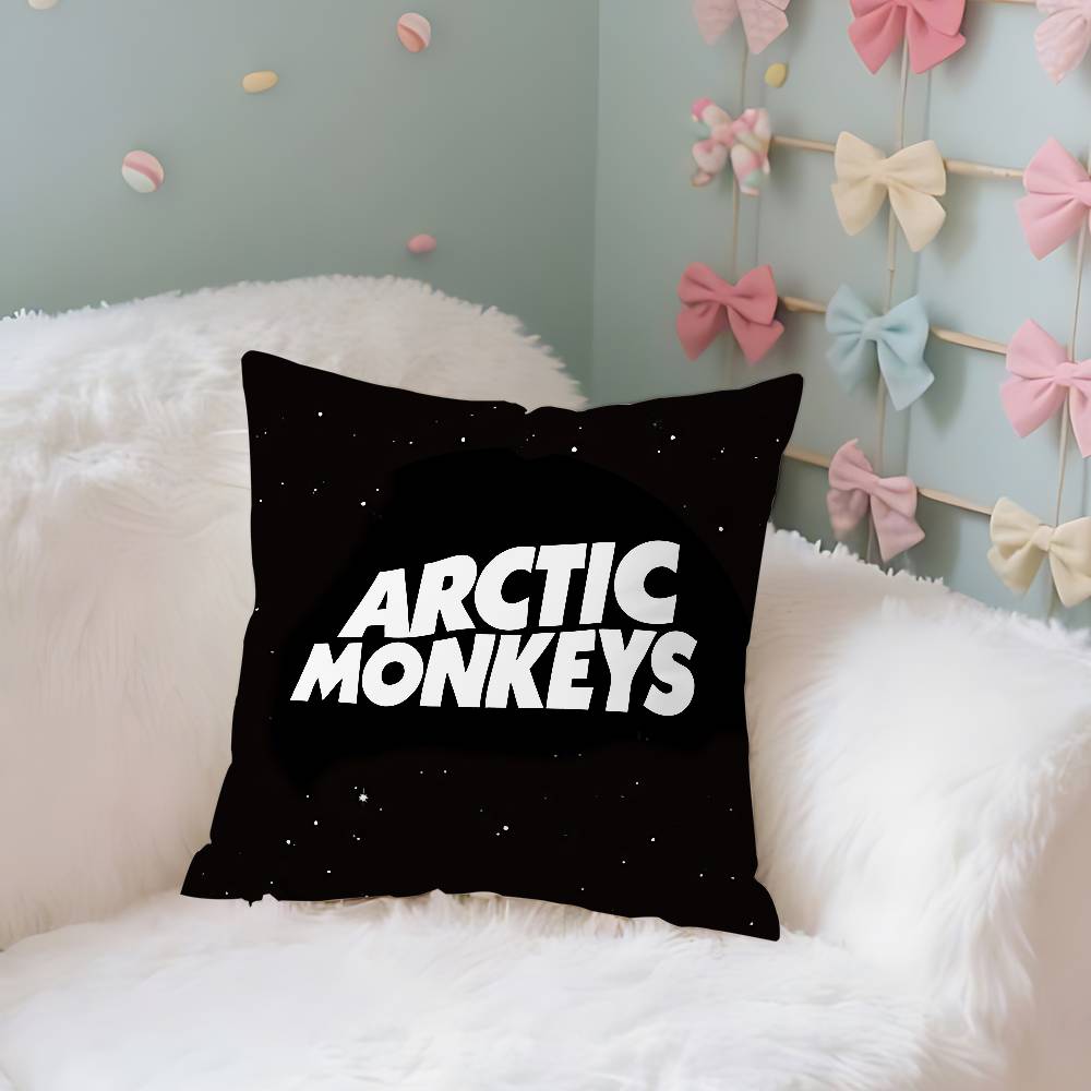 A-Arctic M-Monkeys Band Kissenbezug Dekokissenbezug Nordischer Vintage-Stil Kissenbezüge Zuhause Wohnzimmer Sofa Couch Sitz