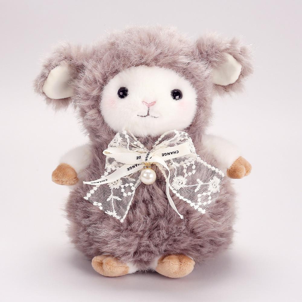 Plush Sheep Toy With Soft Polyester Fur For Girls And Kids