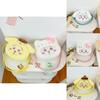 Plush Kids Crossbody Bag With Chiikawa Hello Kitty Usagi Design For Daily Use
