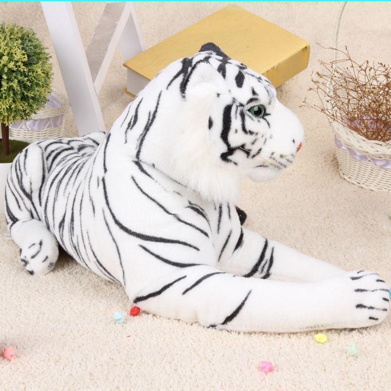 Tiger White Stuffed Animal Plush Soft Doll Toy Kids Baby Cuddle Pillows Toy