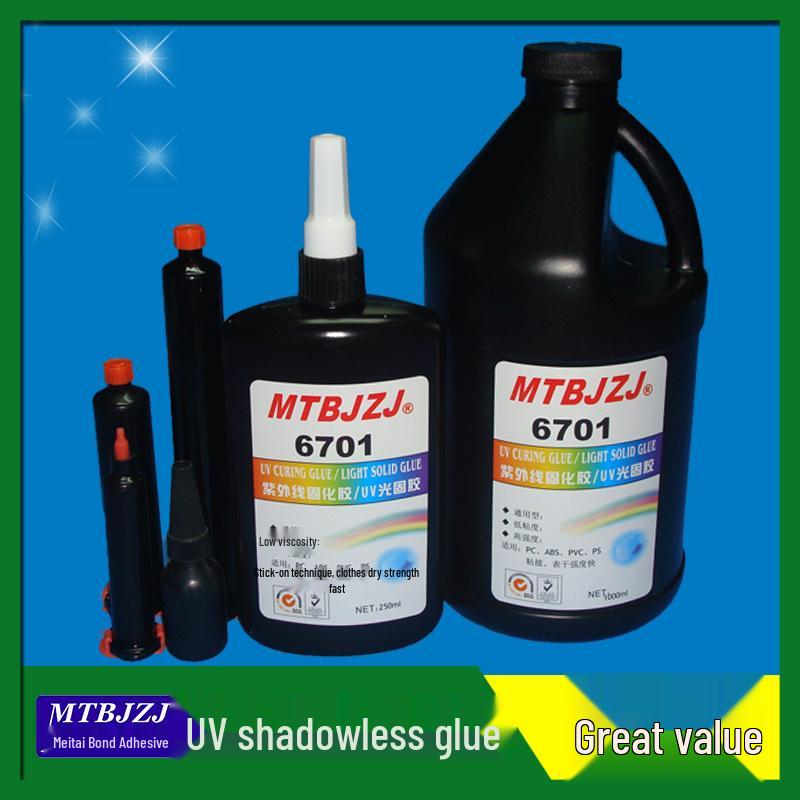 VU 6992 UV Transparent Hard Epoxy Metal Nameplate Glue