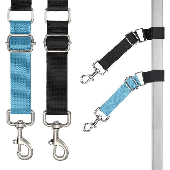 Pet Dog Grooming Arm Accessories - Dogs Loop Pets Grooming Loops Extension Straps 2 PCS Adjustable Secure and Stable Loop Extender Bathing Restraint