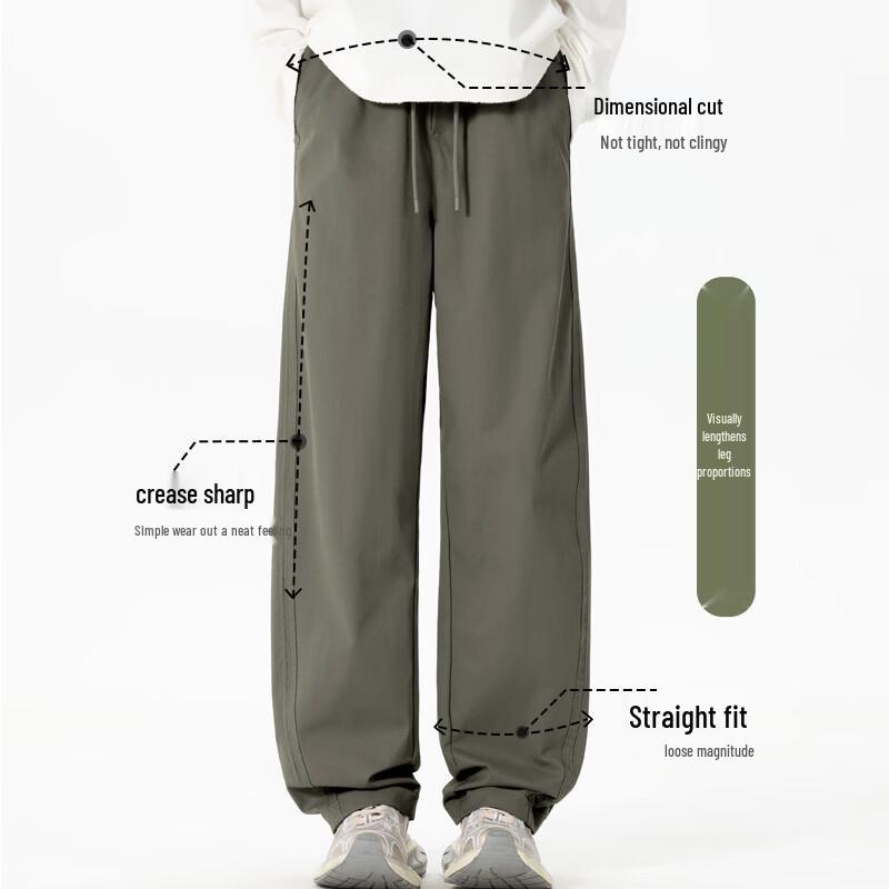 Mark Fairwhale Men's Straight Loose Fit Cargo Pants