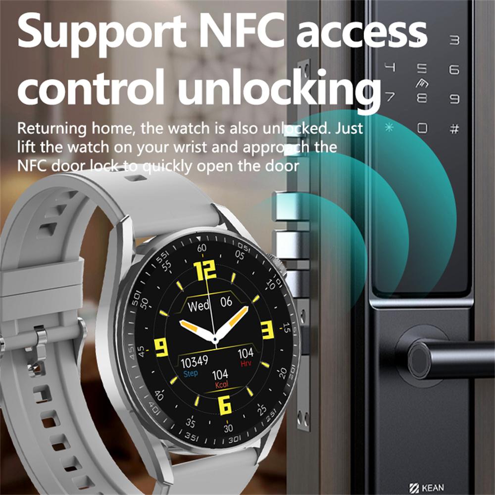 HX04Pro 1.43 Inch Smart Watch Bluetooth-compatible Call Health Monitoring Waterproof Wrist Watch