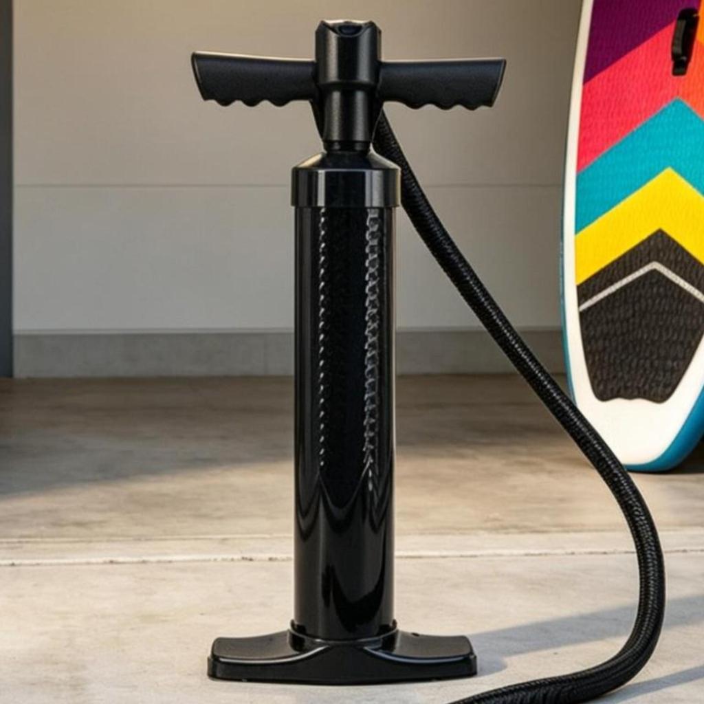 Hand Pump with Hose Compact Inflator Easy to Use for Paddlers