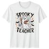 Spooky Teacher Halloween Education Unisexs TShirt Unisexs Tee Graphic Unisex Top
