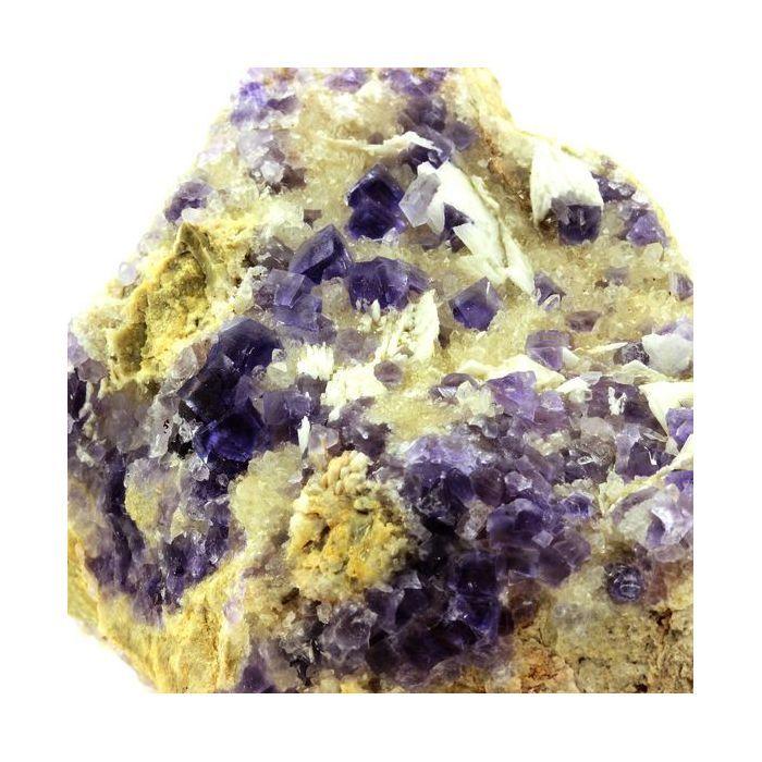 Pierres et Minéraux. Fluorite + Quartz + Baryte. 1453.0 ct. La Cabaña, Berbes, Espagne.